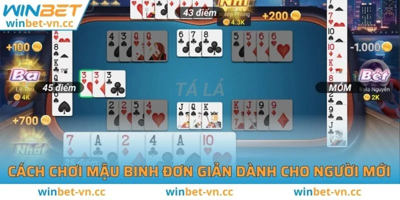 Mậu Binh có cách chơi vô cùng đơn giản và hấp dẫn
