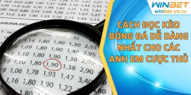 cách đọc kèo bóng đá
