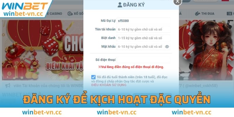 Đăng ký để kích hoạt toàn bộ đặc quyền hội viên